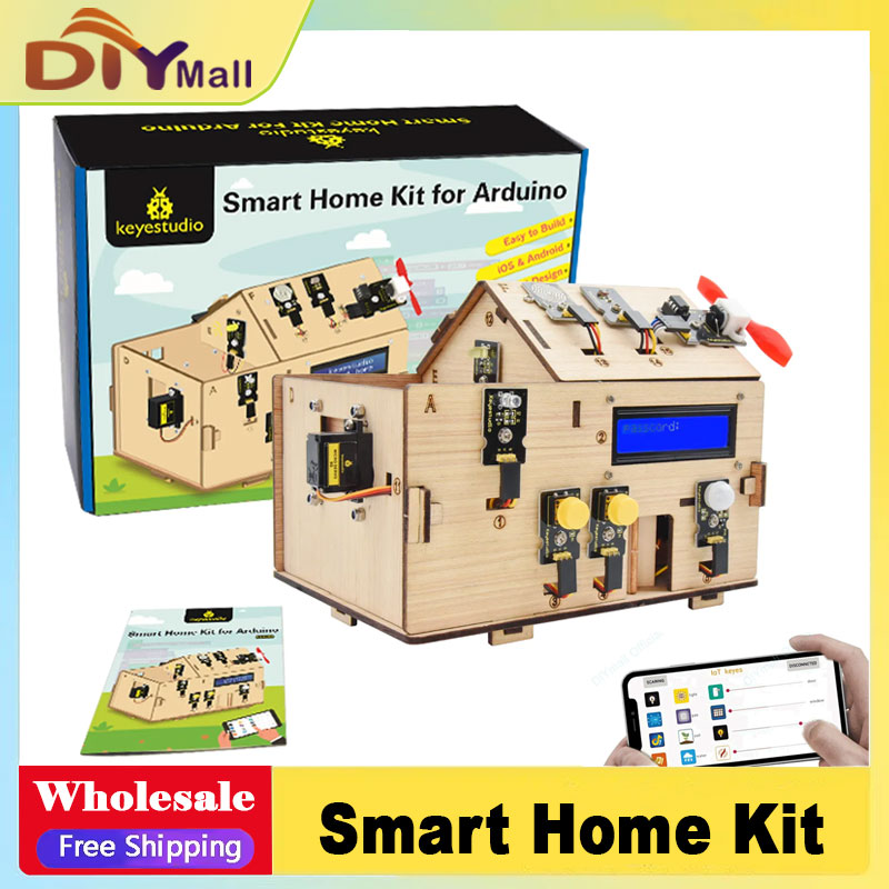 Home Automation With Arduino - Keyestudio Smart IoT Home Kit with