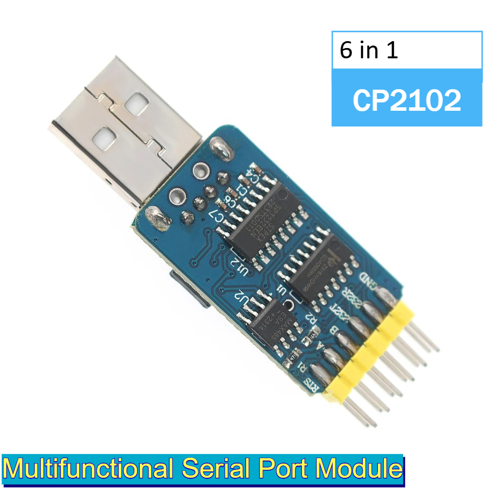 Level Shifter 3.3V - 6 in 1 USB Serial Adapter