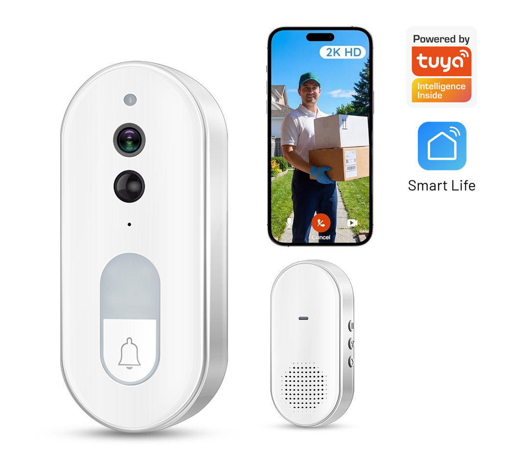 Smart Doorbell Wired - Tuya Smart Video Doorbell Wireless 1080P