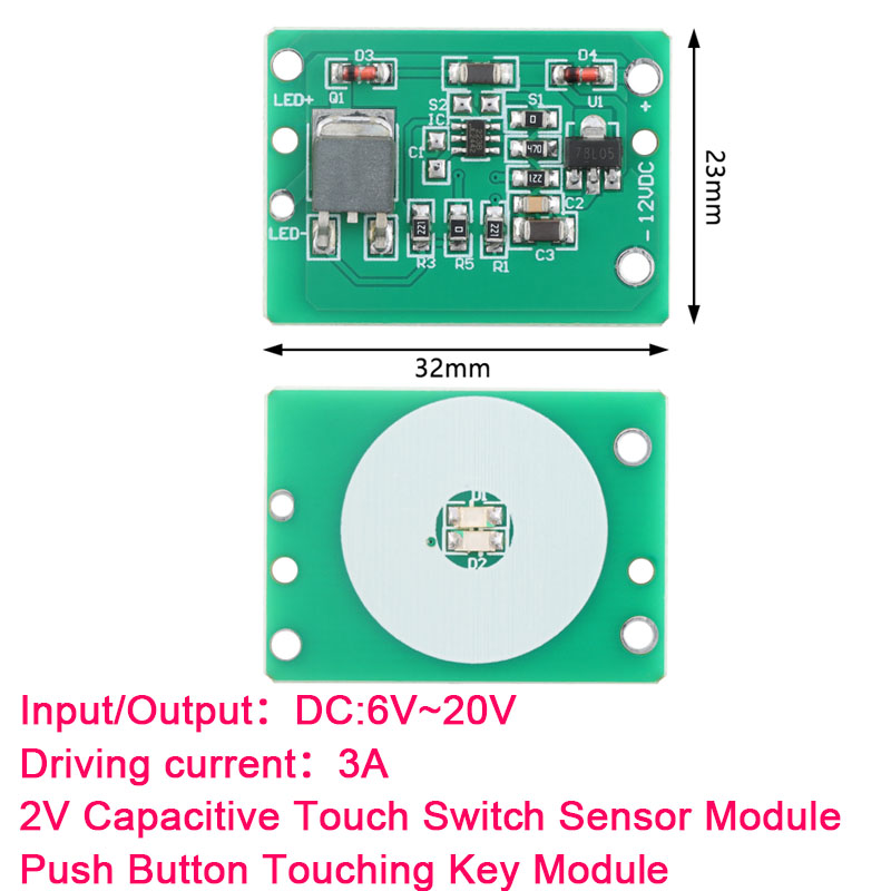 Shelly Relay Module - 10PCS-1 12V Capacitive Touch Switch Sensor