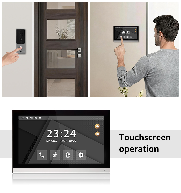 Smart Doorbell Wired - 2 Wire Video Intercom System 1080P