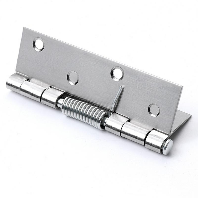 Home Automation System Diy - 1pc Spring Hinges Stainless Steel Self