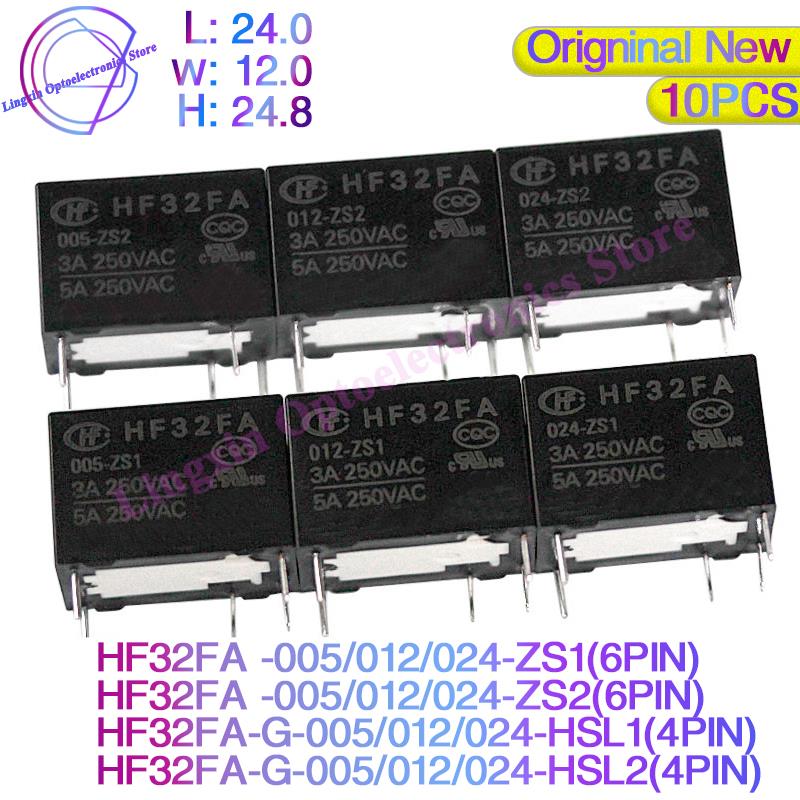 Shelly Relay Module - 10Pcs/lot HF32FA -G- 005 -012 -024