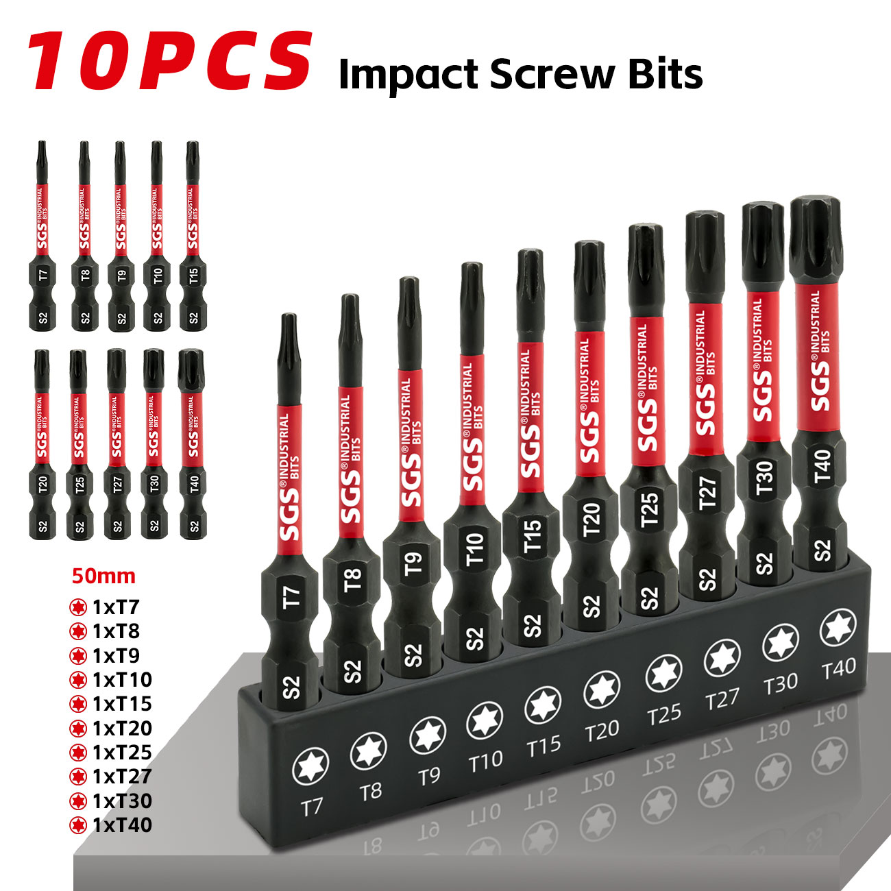 Home Automation System Diy - 10-Piece Magnetic Star-Shaped Bit Set, Model: