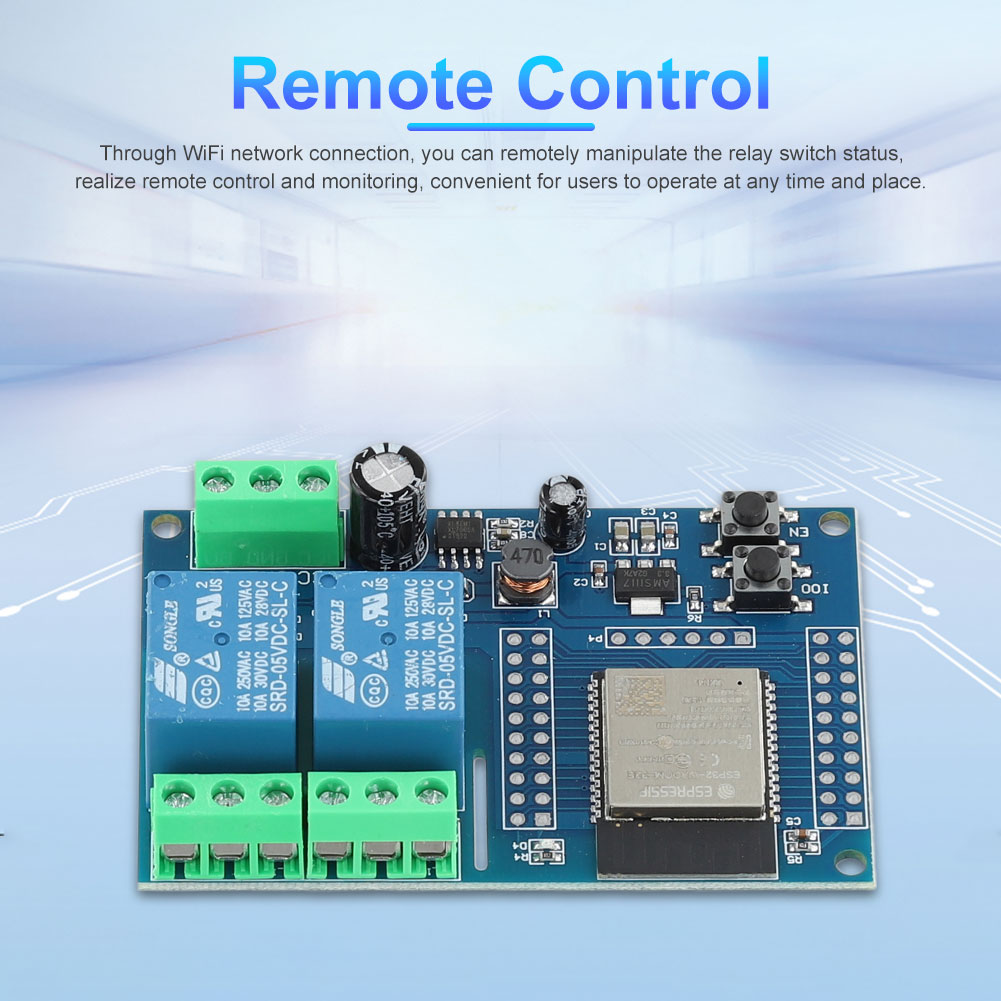 Relay 8 Channel Board - ESP32 WIFI Bluetooth-compatible BLE Relay Module