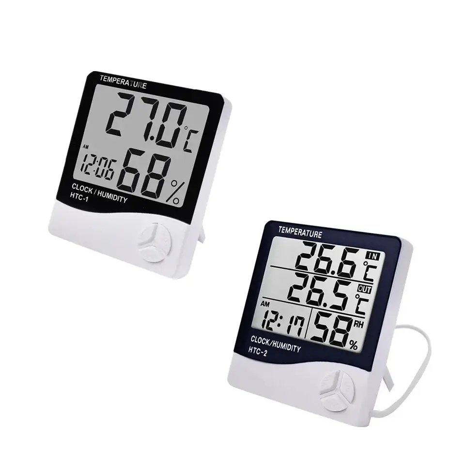 Home Automation Industry - Indoor LCD Digital Thermometer And Hygrometer