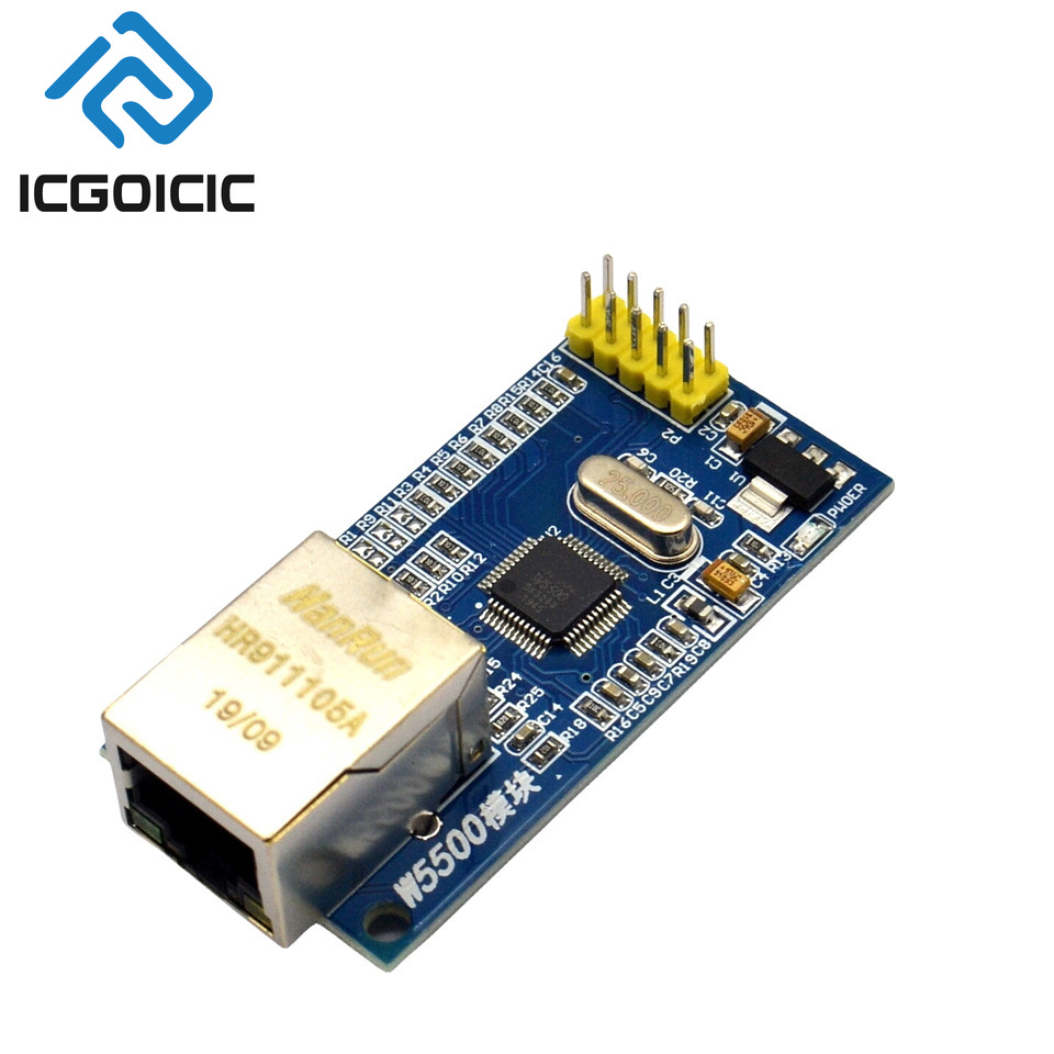 Ethernet Module W5500 - W5500 Ethernet Module – Hardwired TCP/IP,
