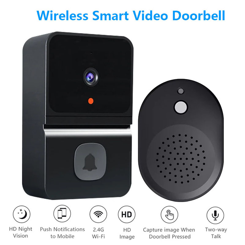 Smart Doorbell Wired - Wireless Smart Visual Doorbell 2-way Intercom