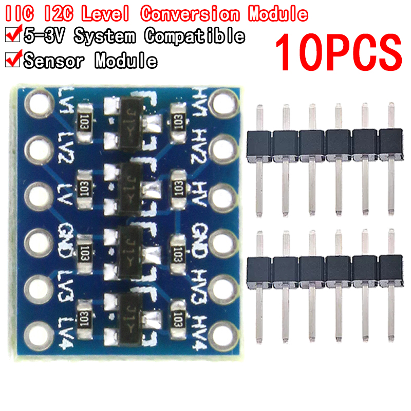 Level Shifter 3.3V - 10pcs 4 channel IIC I2C Logic