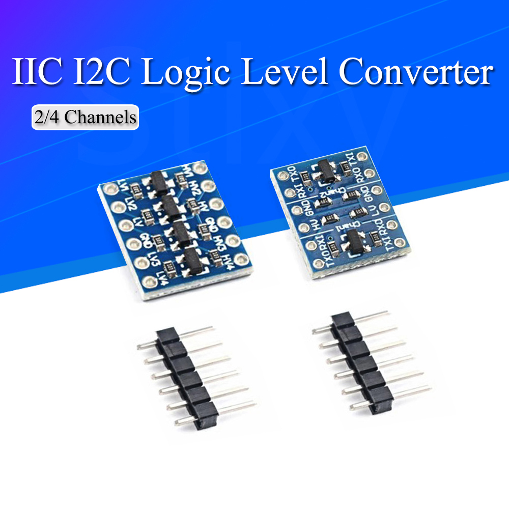 Level Shifter 3.3V - 10Pcs 2/4 Channels IIC I2C Logic