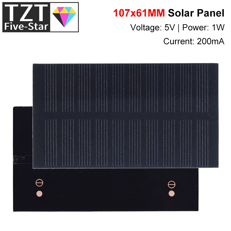 Home Automation System Diy - smart electronics Solar Panel 1W 5V