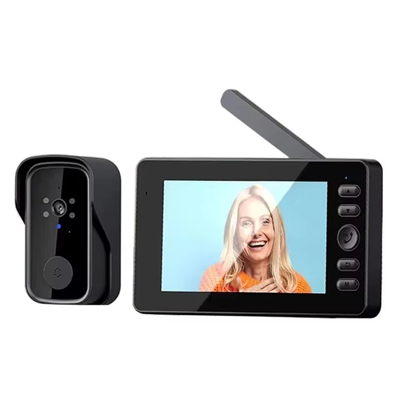 Smart Doorbell Wired - T81C! Wireless Video Doorbell 4.3In LPS