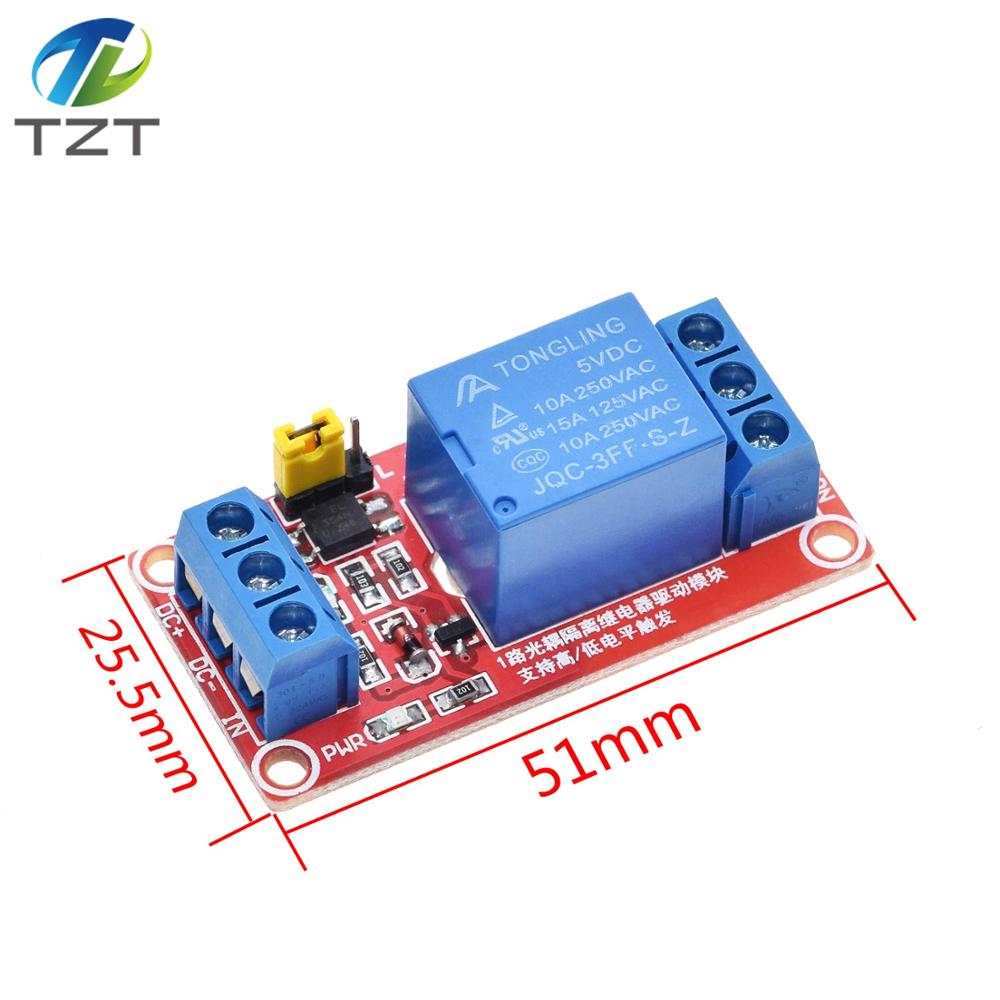 DIYTZT 1pcs 1 2 4 8 Channel 5V - огляд і ціна Relay 8 Channel Board