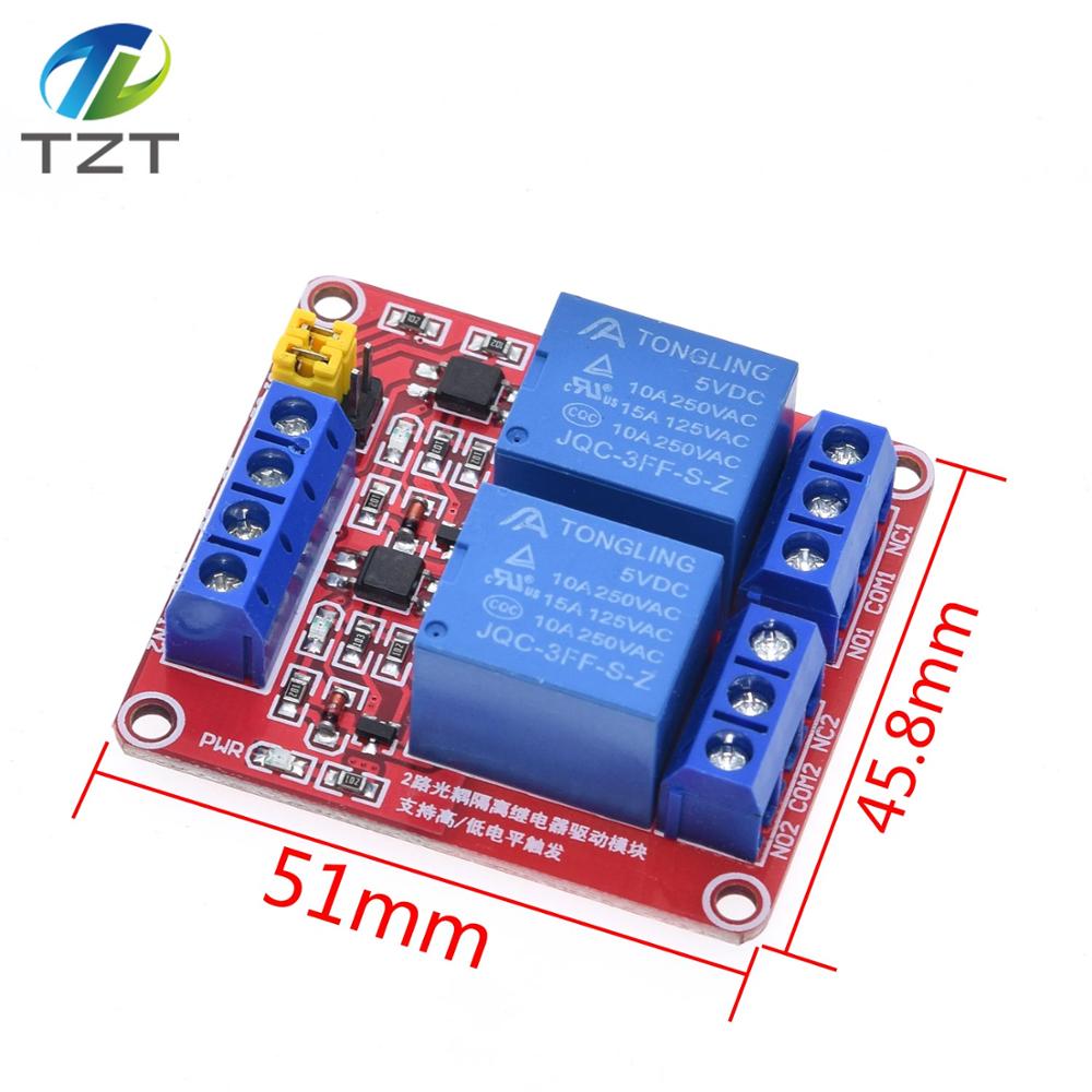 DIYTZT 1pcs 1 2 4 8 Channel 5V - огляд і ціна Relay 8 Channel Board