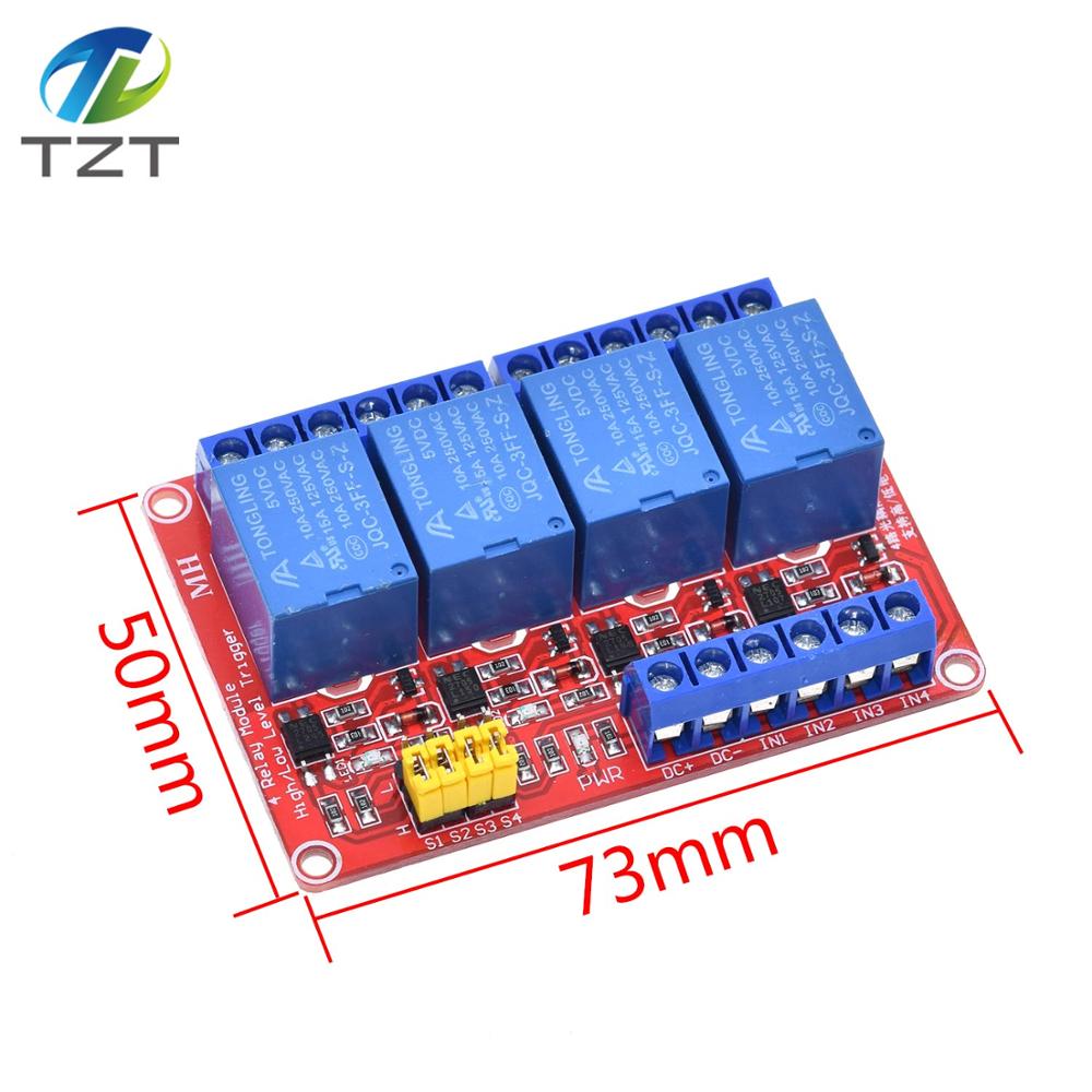 DIYTZT 1pcs 1 2 4 8 Channel 5V - огляд і ціна Relay 8 Channel Board
