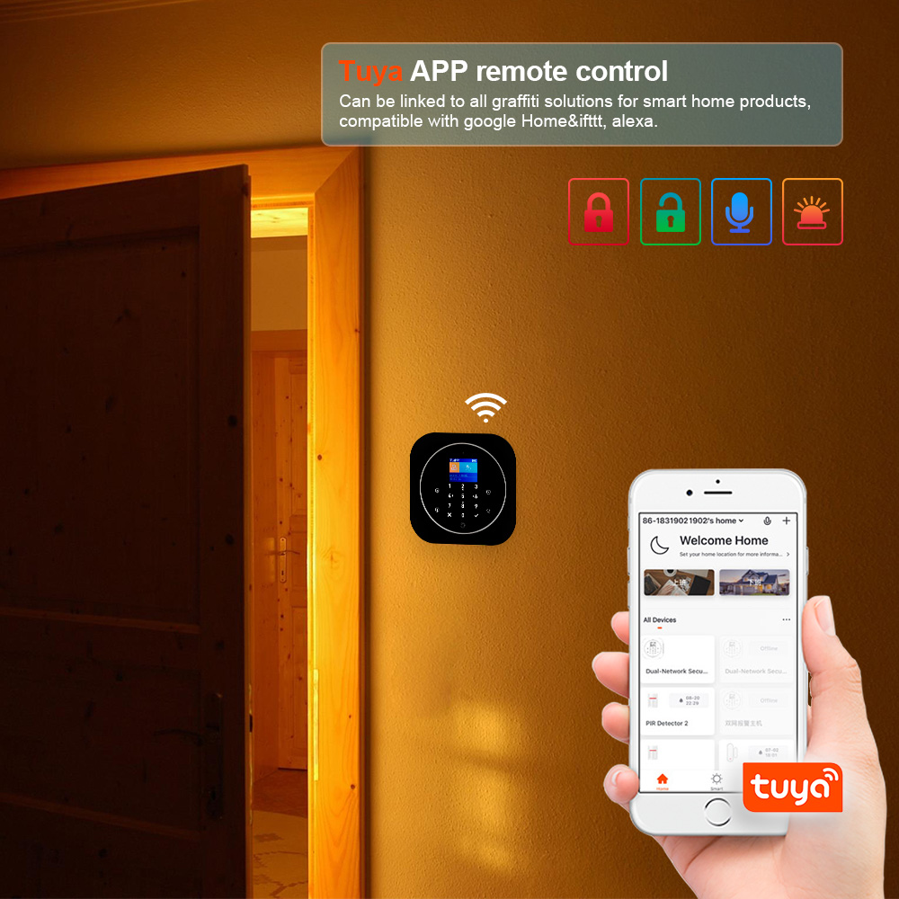 KERUI G12 2G Wifi Wireless Hom - огляд і ціна Home Automation System Diy