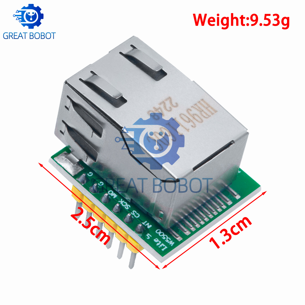 BS 1PCS  W5500 Ethernet networ - огляд і ціна Ethernet Module W5500