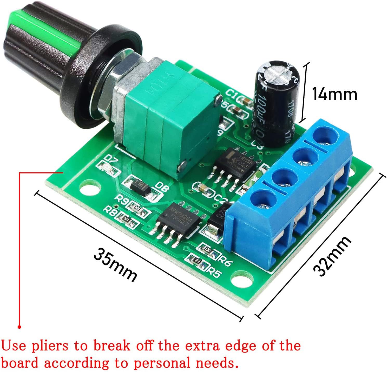 2PCS / 4PCS / 6PCS 1.8V 3V 5V  - огляд і ціна Level Shifter 3.3V