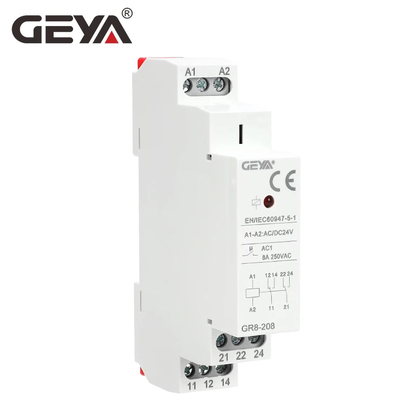GEYA GR8-208 Auxiliary Relay I - огляд і ціна Shelly Relay Module