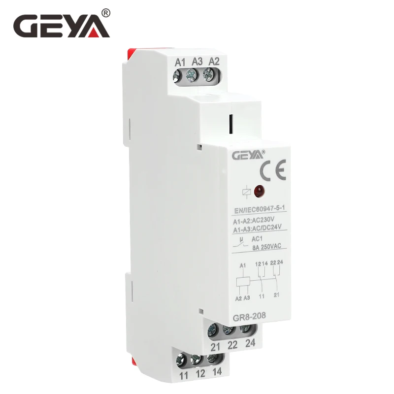 GEYA GR8-208 Auxiliary Relay I - огляд і ціна Shelly Relay Module