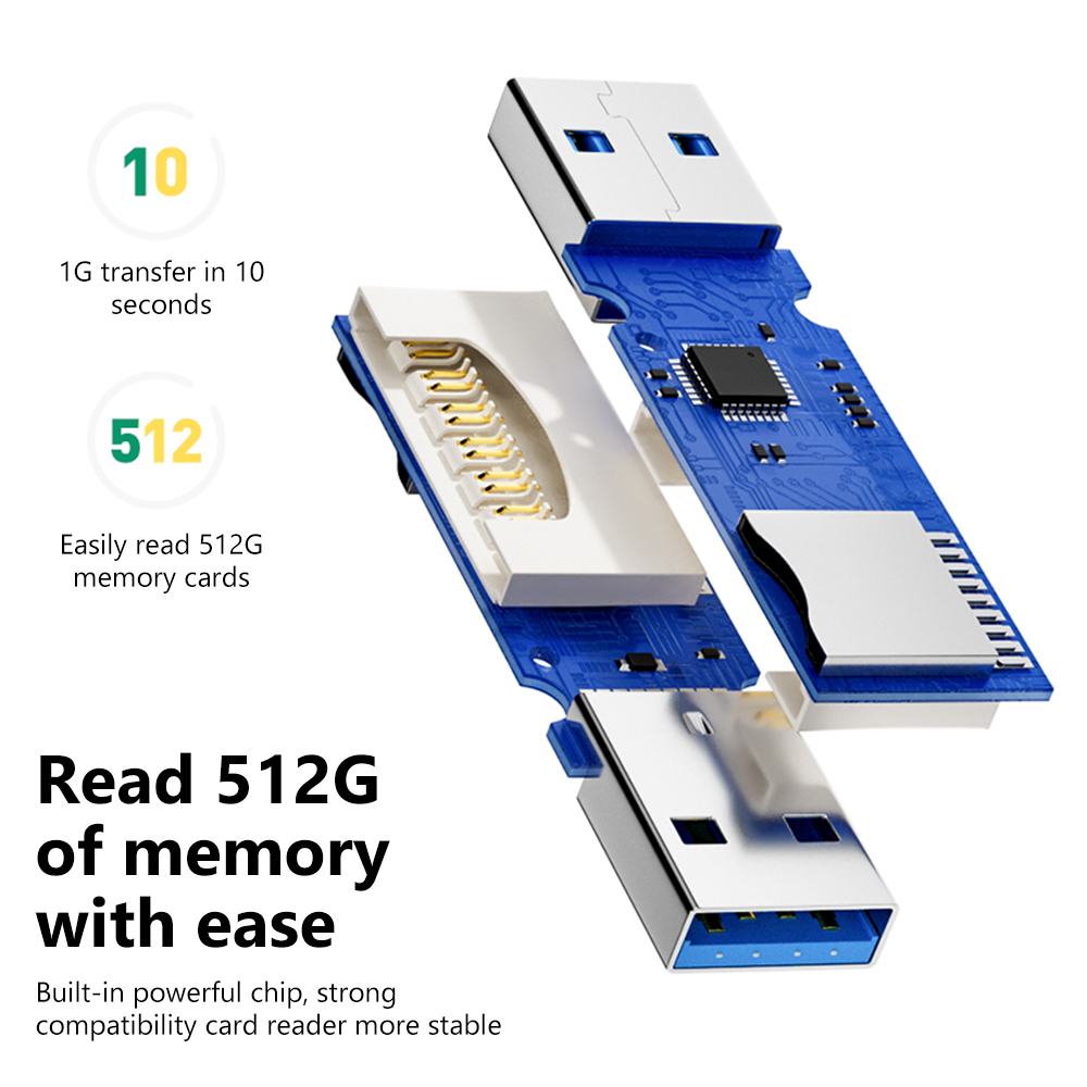2 In 1 USB 3.0 Card Reader Por - огляд і ціна Home Assistant Sd