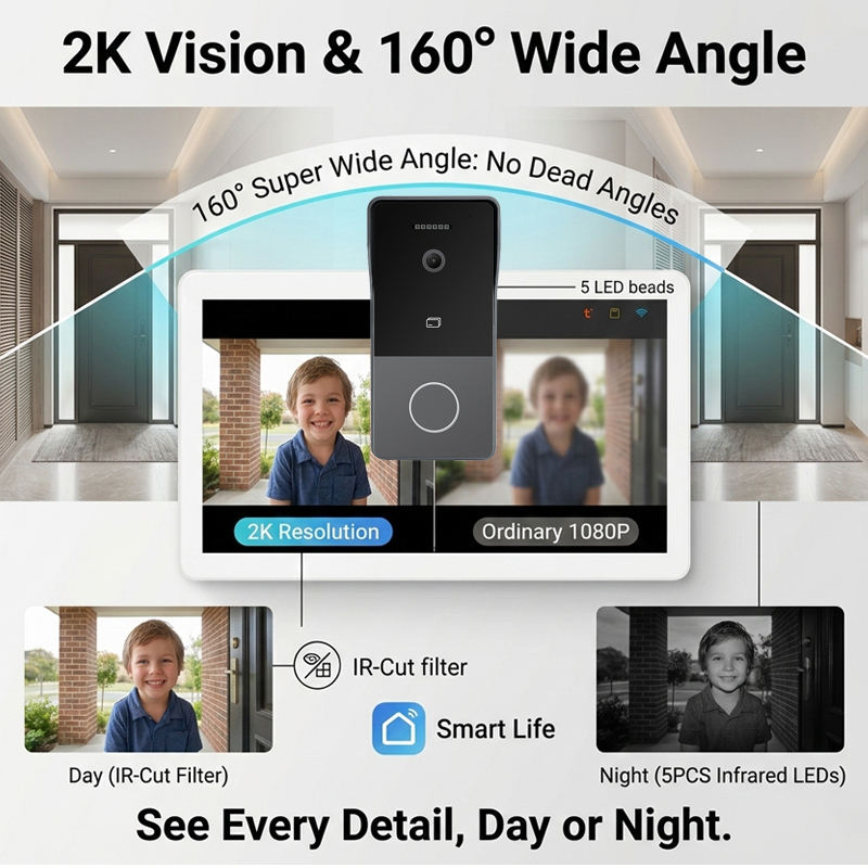 Tuya Smart Video Doorbell Outd - огляд і ціна Smart Doorbell Wired