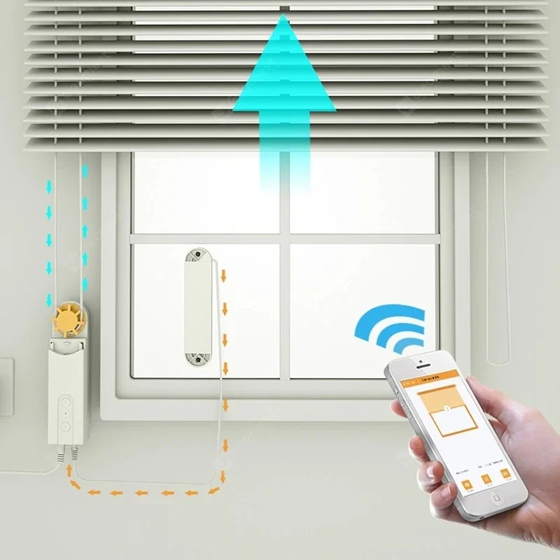Smart Motorized Chain Roller B - огляд і ціна Home Automation Panel Diy