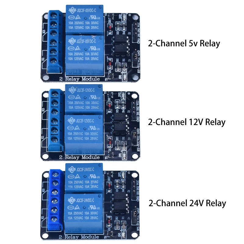 DC 5V 12V 24V 1 2 4 6 8 Channe - огляд і ціна Relay 8 Channel Board