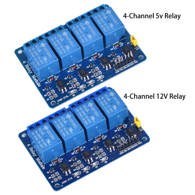 DC 5V 12V 24V 1 2 4 6 8 Channe - огляд і ціна Relay 8 Channel Board