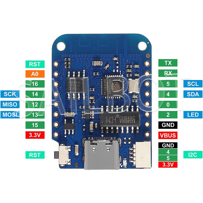1-10PCS WeMos D1 Mini ESP8266  - огляд і ціна Esp8266 Nodemcu Board