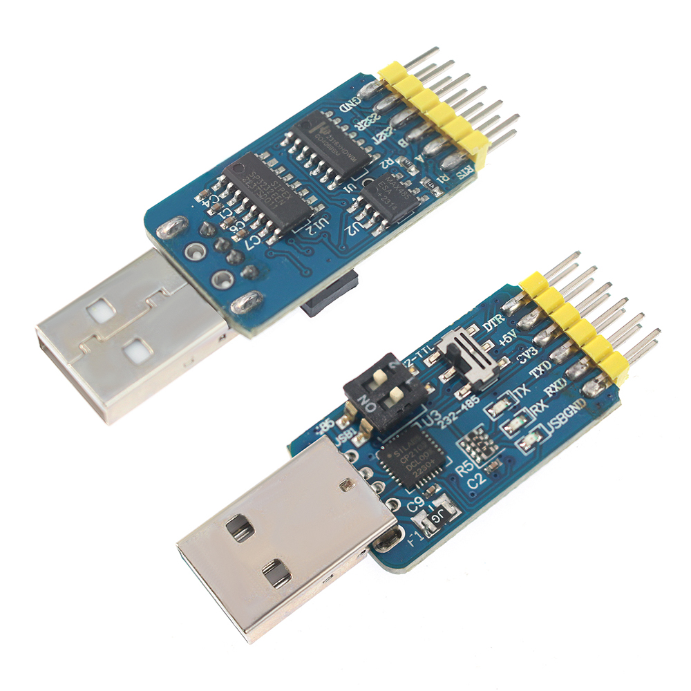 6 in 1 USB Serial Adapter CP21 - огляд і ціна Level Shifter 3.3V