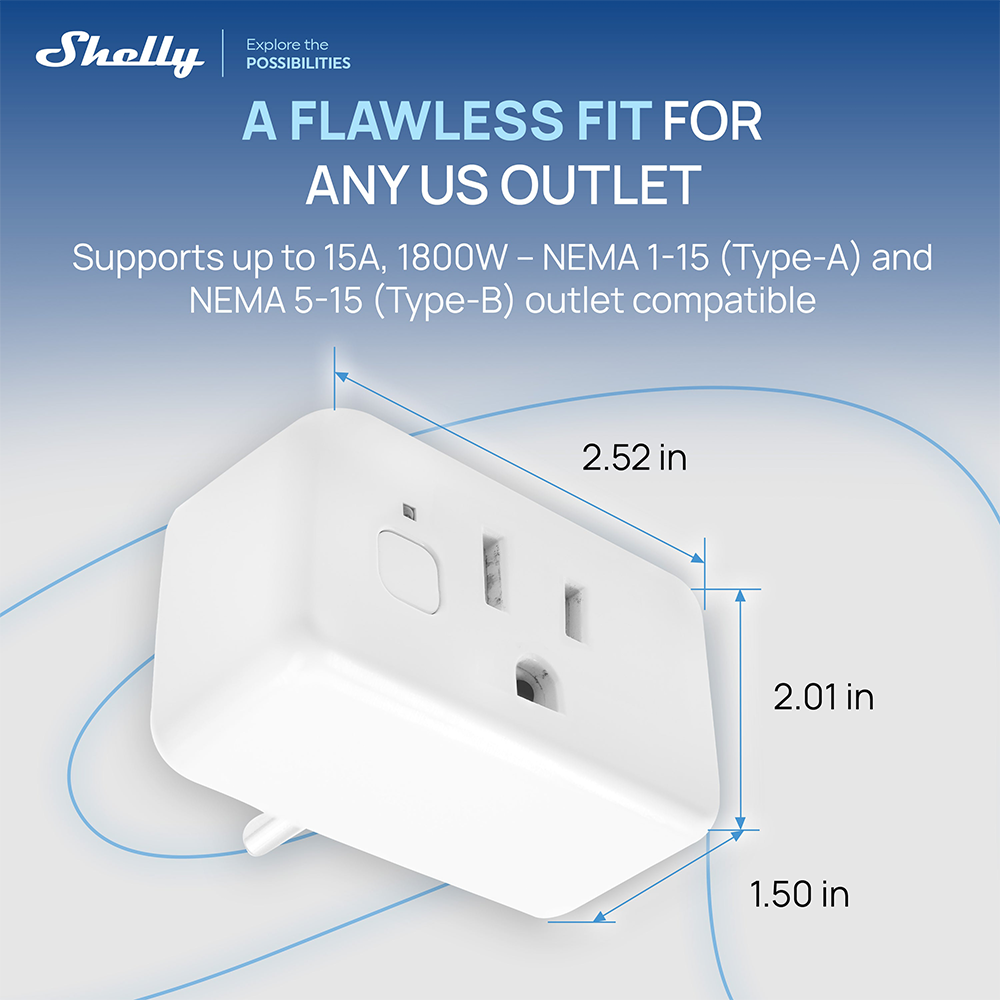 Shelly Plug US Gen4 Zigbee Cer - огляд і ціна Shelly Relay Module