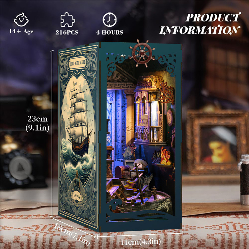 3D Wooden DIY Bookend Puzzle H - огляд і ціна Home Automation Diy Kit