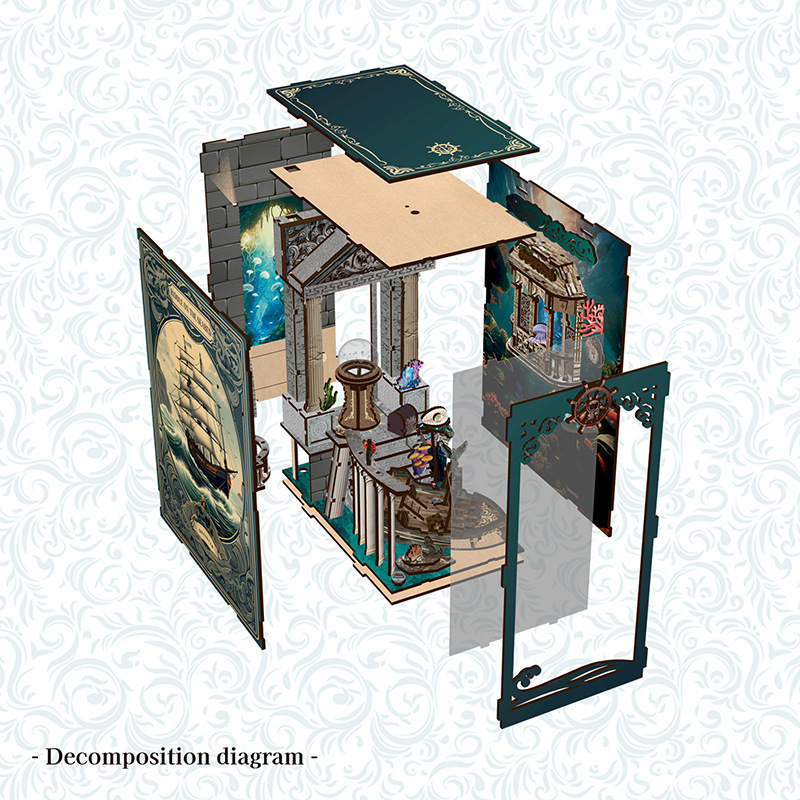 3D Wooden DIY Bookend Puzzle H - огляд і ціна Home Automation Diy Kit