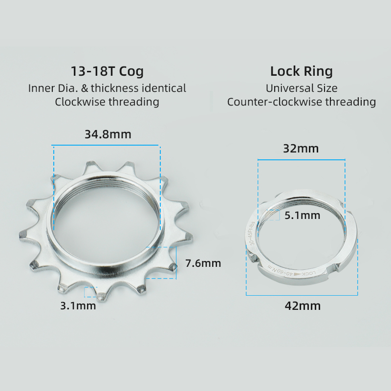 Bicycle Fixed Gear 13T 14T 15T - огляд і ціна Matter Hub Thread