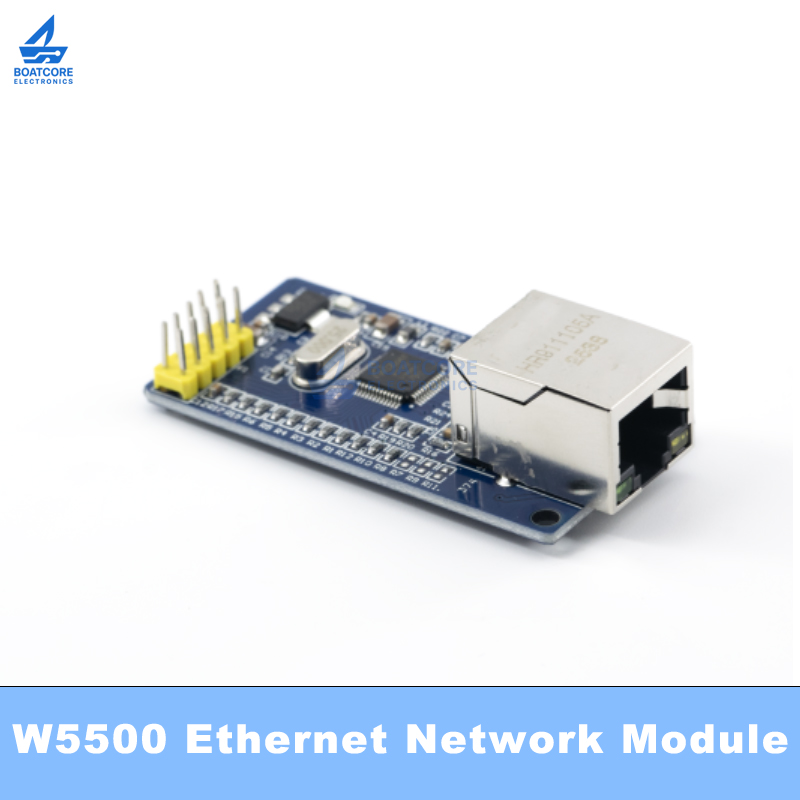 1PCS W5500 Chip New SPI to LAN - огляд і ціна Ethernet Module W5500