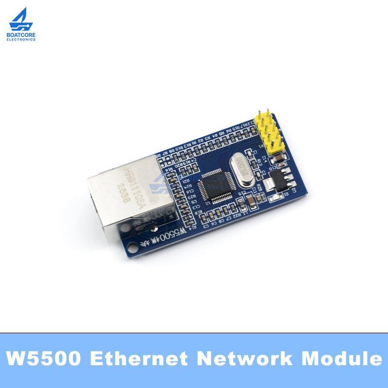 1PCS W5500 Chip New SPI to LAN - огляд і ціна Ethernet Module W5500