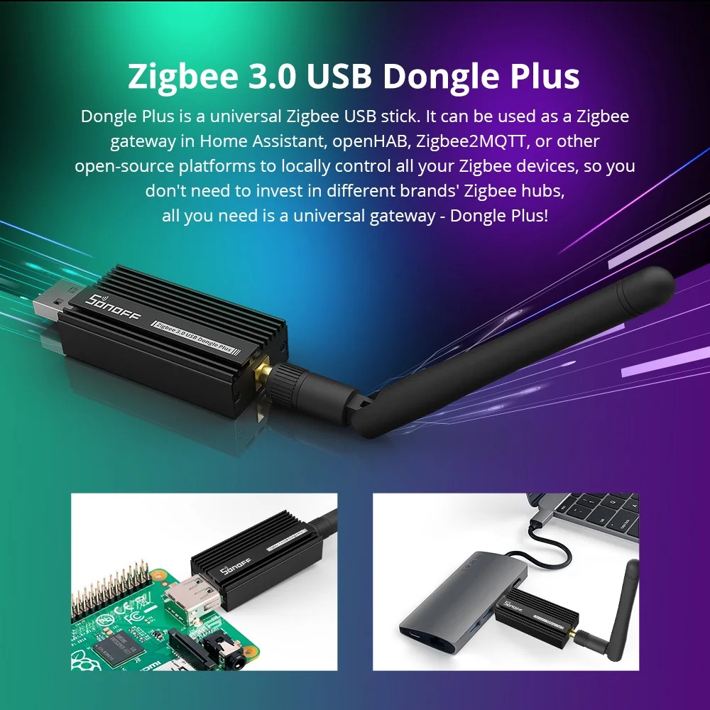 Sonoff Zigbee 3.0 Usb Dongle P - огляд і ціна Zigbee Coordinator Stick