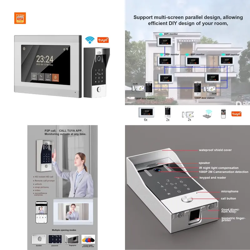 TYSH 2-wire IP Smart WiFi Vide - огляд і ціна Smart Doorbell Wired