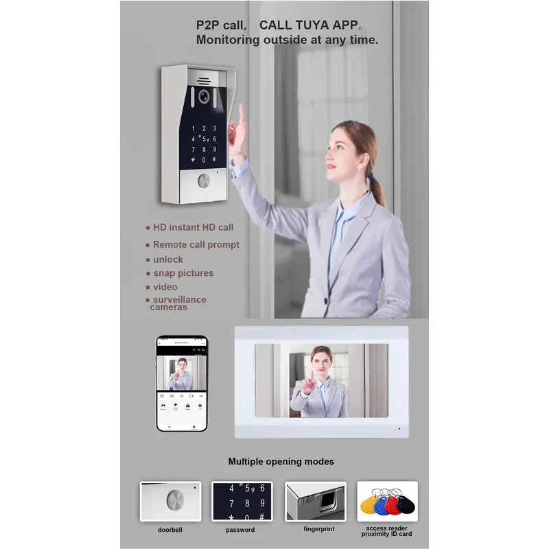 TYSH 2-wire IP Smart WiFi Vide - огляд і ціна Smart Doorbell Wired