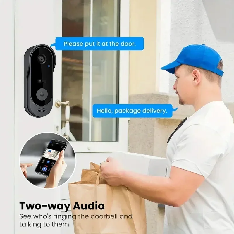 Video HD Wireless Waterproof D - огляд і ціна Smart Doorbell Wired
