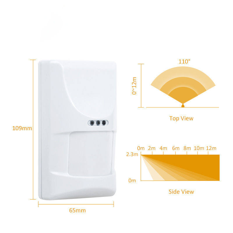 1/3pcs Wired Indoor PIR Microw - огляд і ціна Motion Sensor Pir Wired
