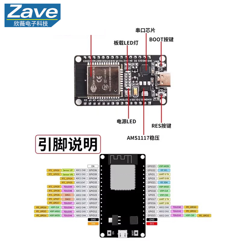 ESP32 WiFi Bluetooth Developme - огляд і ціна Level Shifter 3.3V