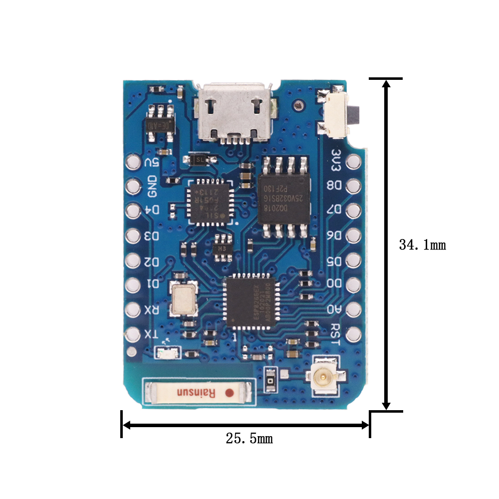 WeMos D1 Mini Pro V3.0 NodeMcu - огляд і ціна Esp8266 Nodemcu Board