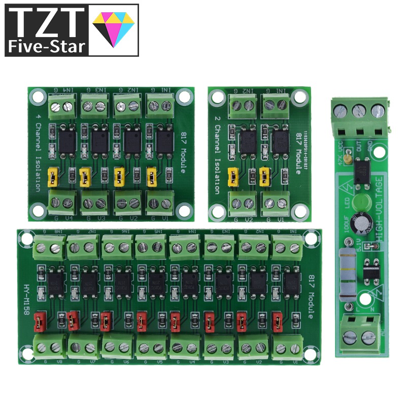 PC817 1 2 4 8 Channel Optocoup - огляд і ціна Relay 8 Channel Board