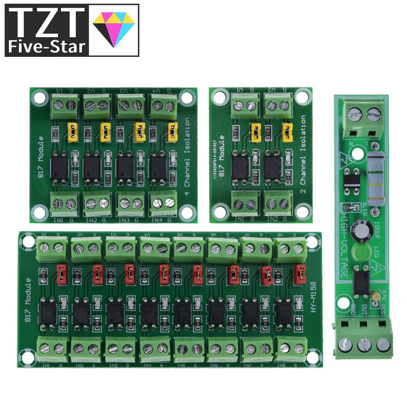 PC817 1 2 4 8 Channel Optocoup - огляд і ціна Relay 8 Channel Board