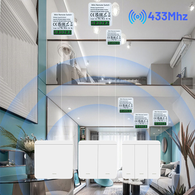 RF 433MHz Smart DIY Wireless S - огляд і ціна Home Automation Panel Diy