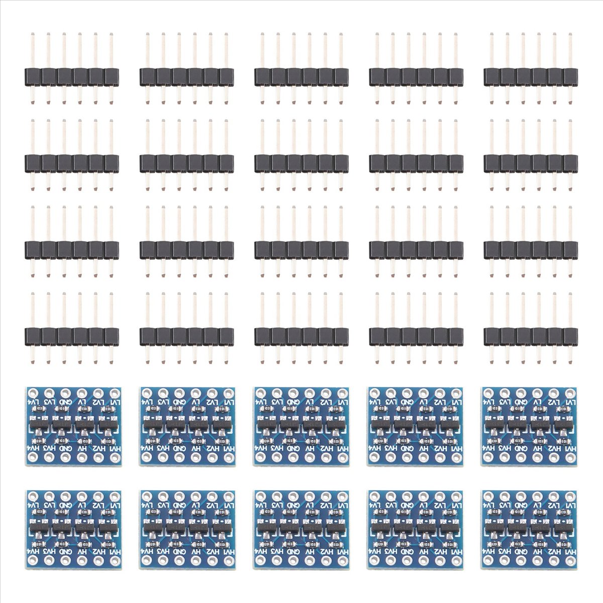 AT42 10Pcs 4 Channel IIC Logic - огляд і ціна Level Shifter 3.3V