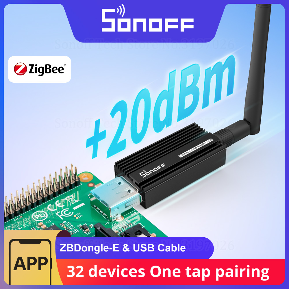 SONOFF ZBDongle-E USB Dongle P - огляд і ціна Zigbee Coordinator Stick