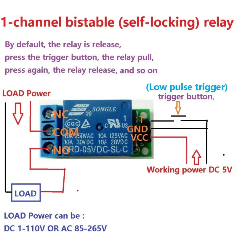 Flip-Flop Latch Relay Module B - огляд і ціна Home Automation With Arduino